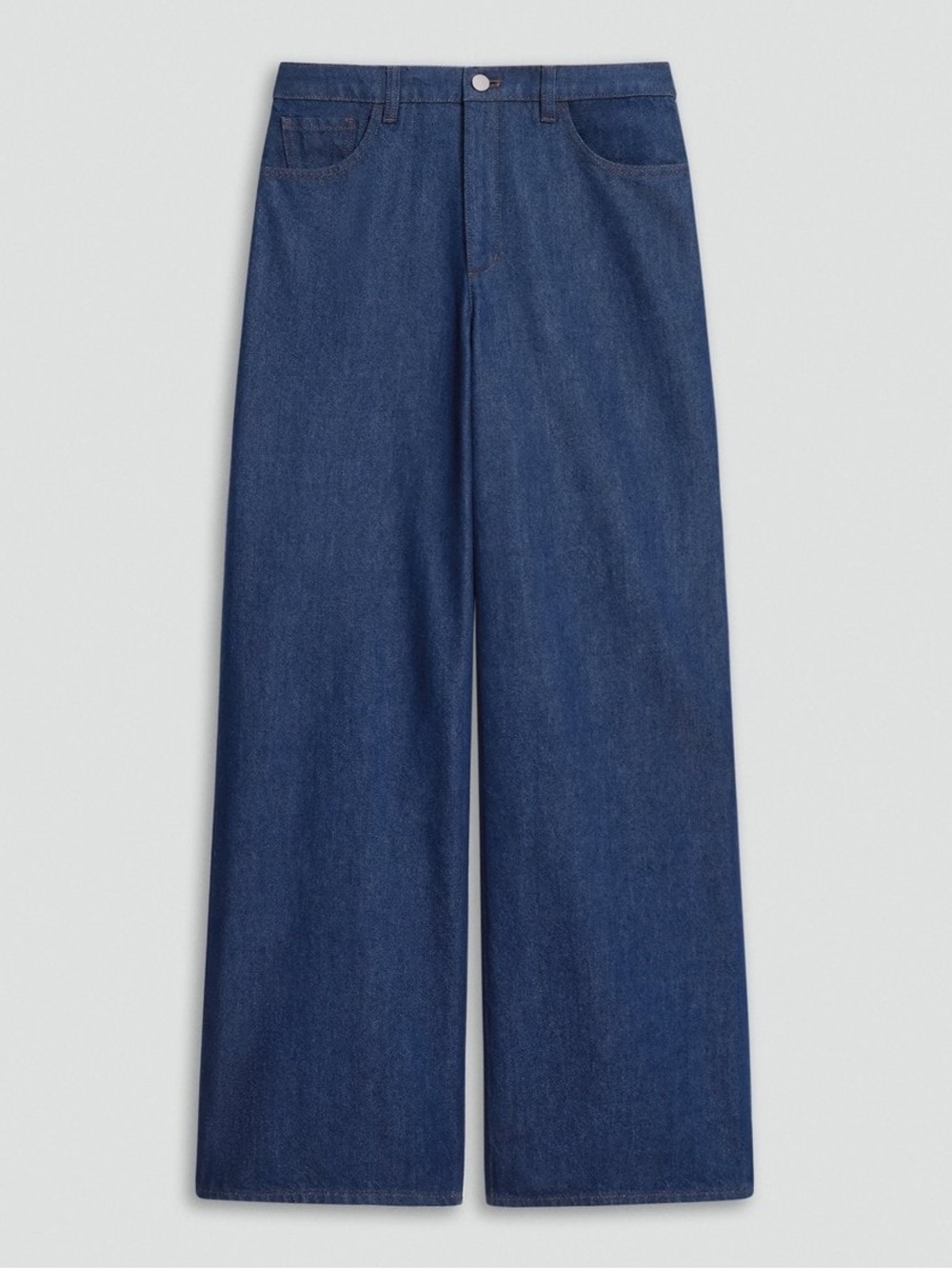 Theory Relaxed straight Leg wide Jeans Deep Indigo pant size 31